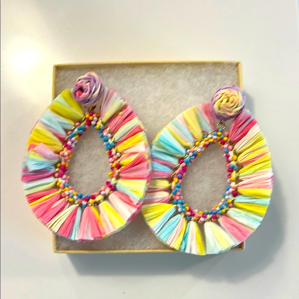 Colorful Teardrop Earrings
